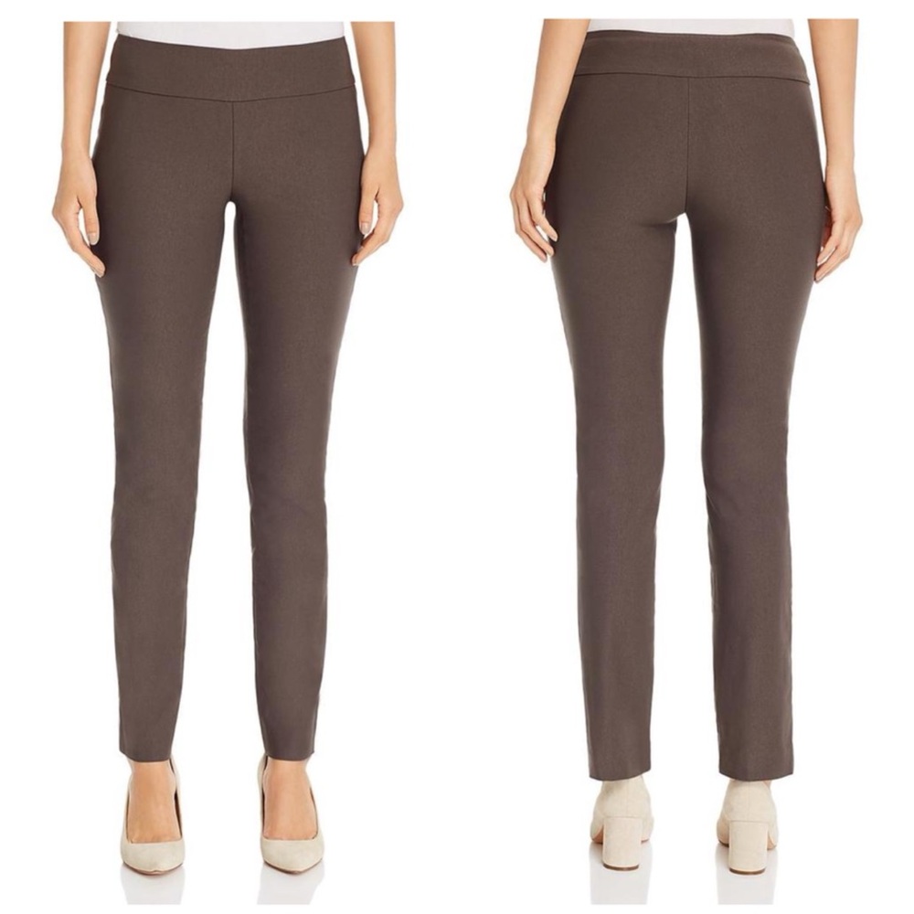 NIC+ZOE Straight Leg Pants in Brown